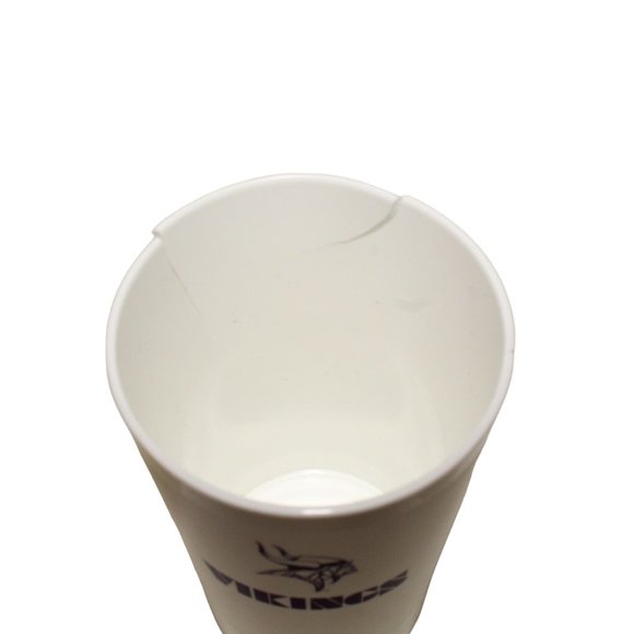 Vintage Minnesota Vikings Tailgate Snack Tray Set Utensils Purple Picnic Case - Picture 10 of 11